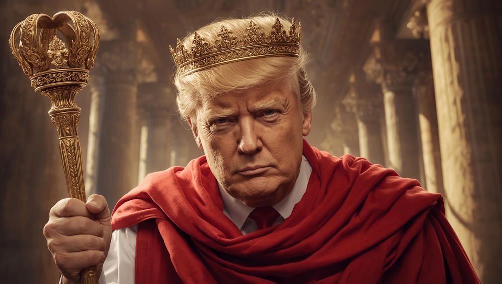 Donald Trump en empereur romain — Photo AI © European-Security