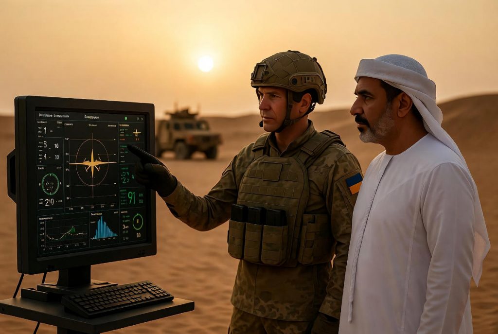 Instructeur Drone ukrainien aux EAU — Photo AI © European-Security