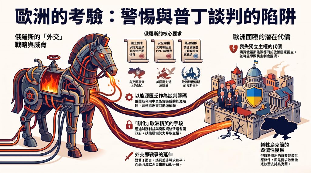 - 歐洲警惕普丁談判陷阱 1 -