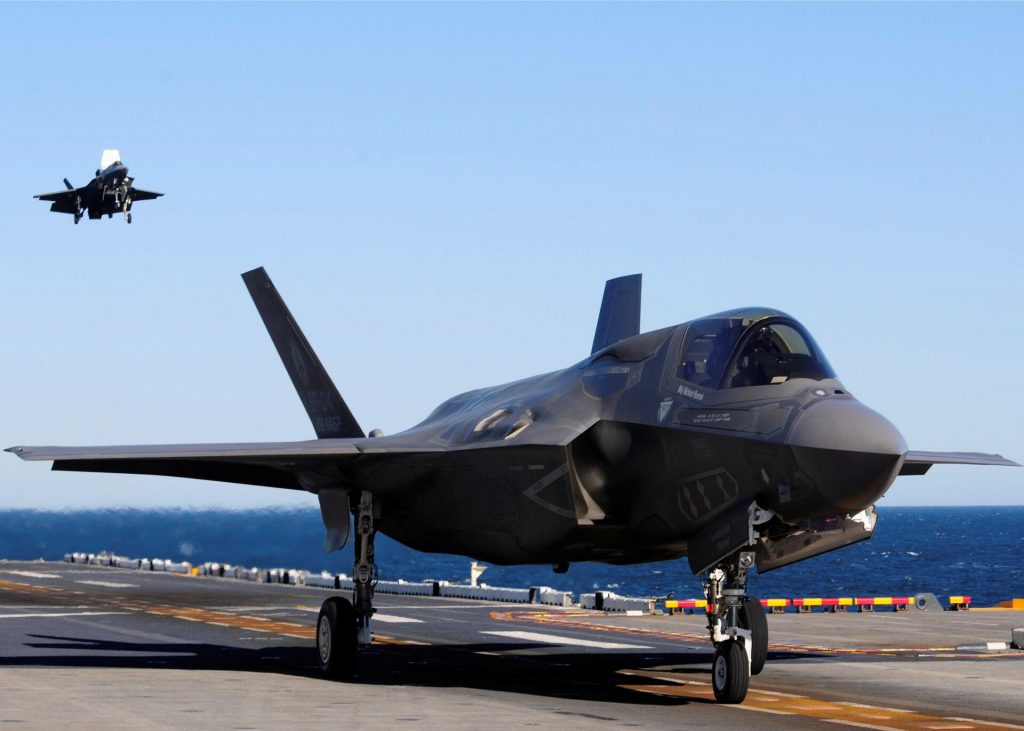 - F 35B after vertical landing 1 -