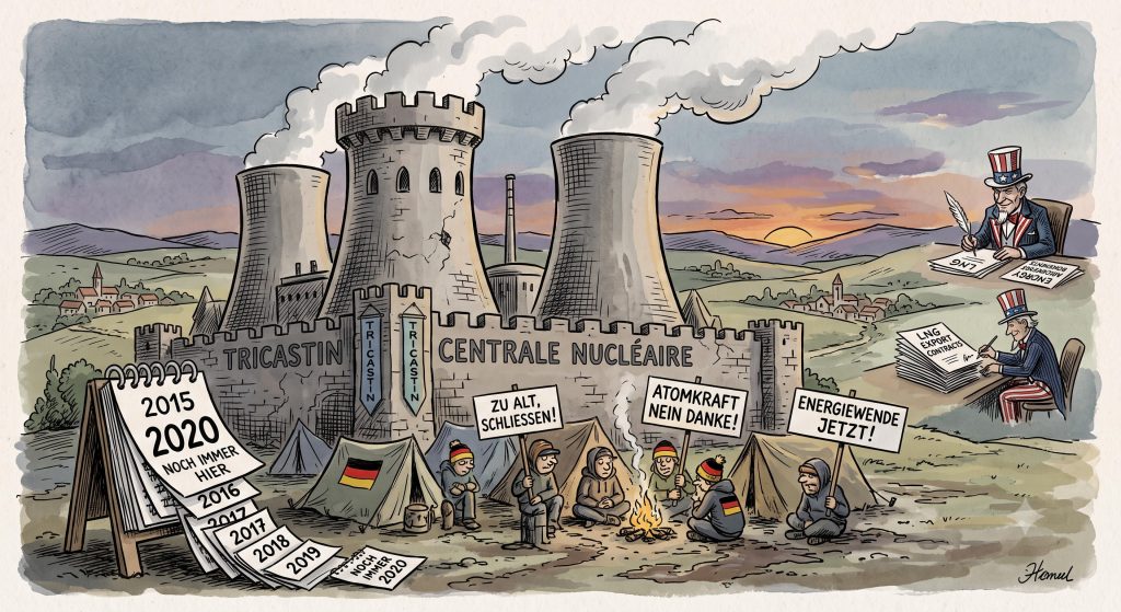 Cartoon_Nucleaire franco-allemand —© European-Security