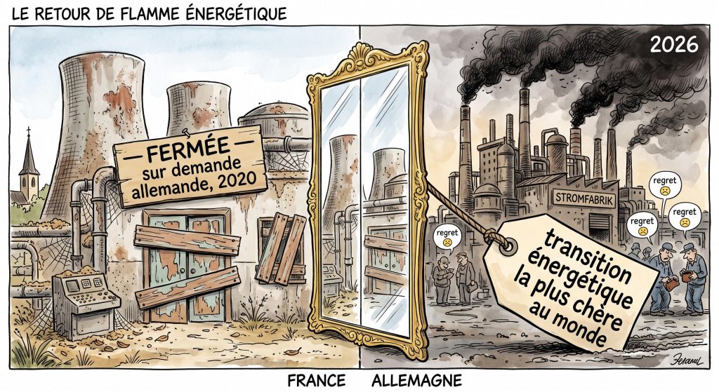 Cartoon_Nucleaire franco-allemand —© European-Security