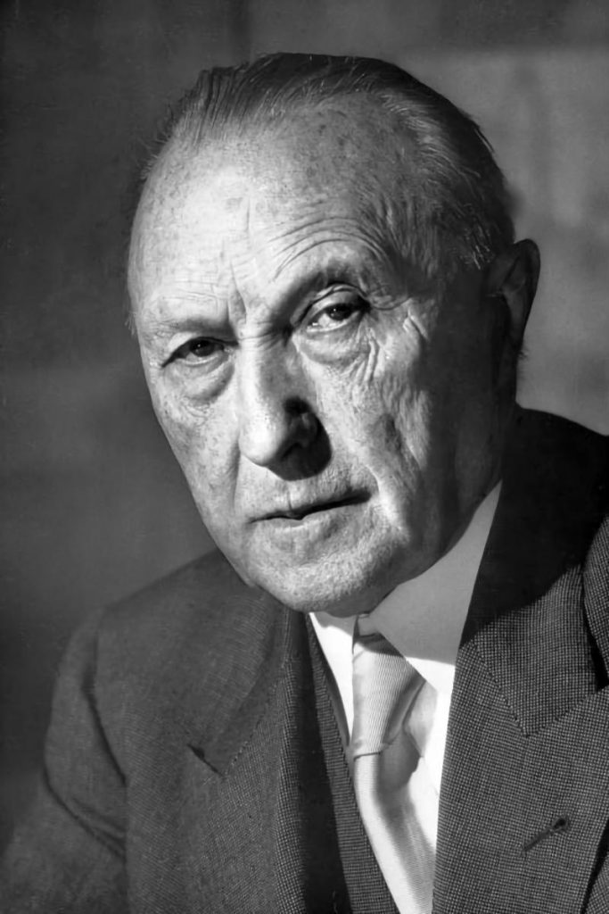 Portrait de Konrad Adenauer — Photo Bundesarchiv © Katherine-Young