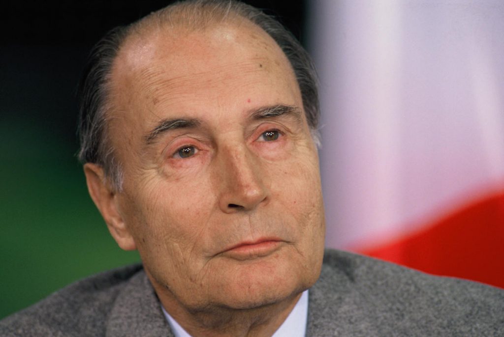 Portrait de François Mitterrand] François Mitterrand — le sol se dérobe, et il le sait — Photo Konrad-Adenauer-Stiftung © Rainer Unkel