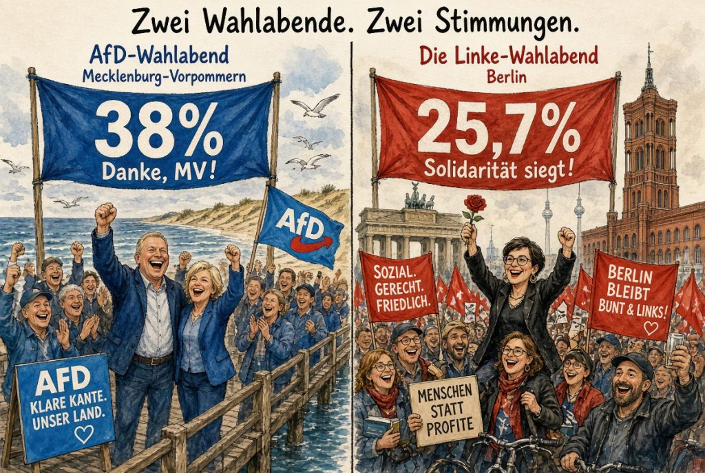 Élections au Mecklembourg-Poméranie Occidentale — Illustration IA © European-Security