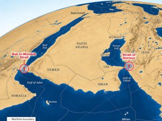 Bab el mandeb — Carte Levant Time/Roger Barake