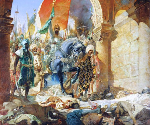 Entrée de Mhemet II dans Constantinople en 1876 par Benjamin Constant — Photo Musée des Augustins