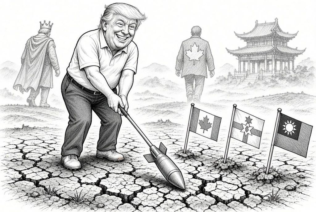 Donald Trump et le chaos — Illustration © European-Security