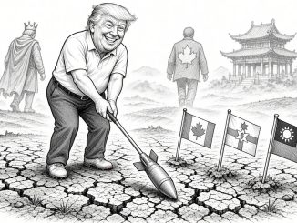 Donald Trump et le chaos — Illustration © European-Security