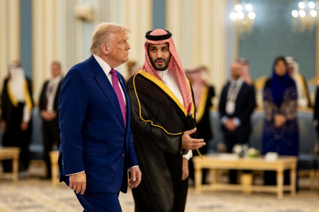 Donald Trump state visit to Saudi Arabia_2025-05-13 with MBS