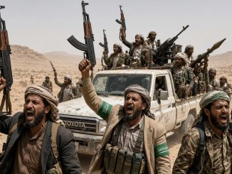 Houthis en armes — Photo © European-Security