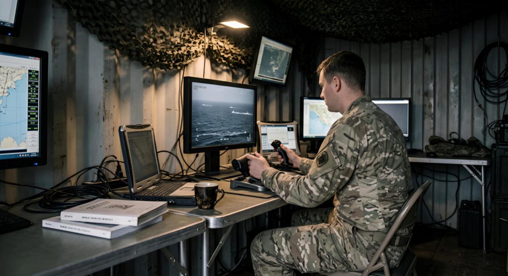 - Operateur de drone naval ukrainien 03b Opérateur de drone naval ukrainien —