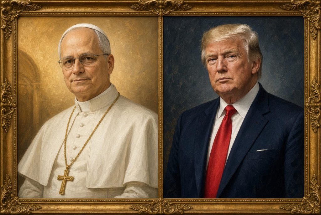 - Pape leon XIV et Donald Trump -