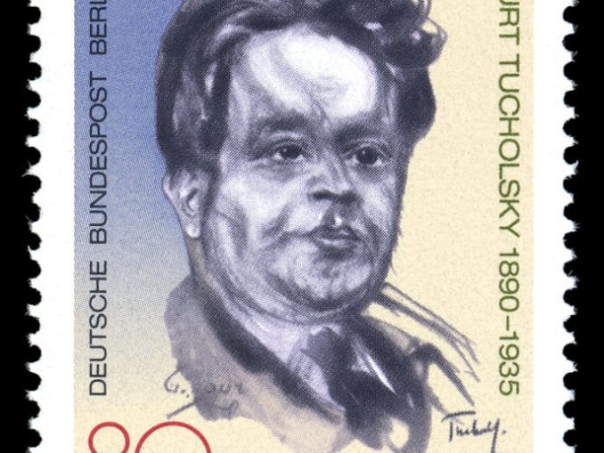 Timbre Bundespost_Kurt Tucholsky