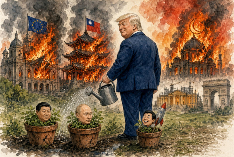 - Trump arrose ses potes 4b -